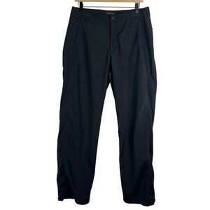 ROYAL ROBBINS Womens Straight Leg Nylon/Spandex Hiking Pants Black 12 Reg Gorp